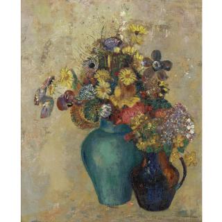 Odilon Redon - Deux Vases De Fleurs