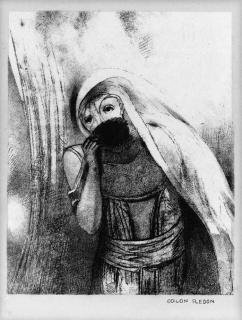 Odilon Redon - Elle tire de da Poitrine une Eponge Toute Noire (M. 141)