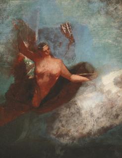 Odilon Redon - Femme Ailée