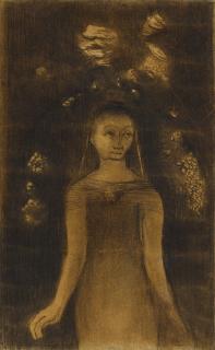 Odilon Redon - Femme (Jeune Femme Debout)