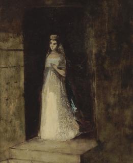 Odilon Redon - La princesse blanche