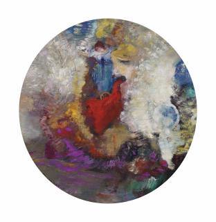 Odilon Redon - La Roue de la Fortune