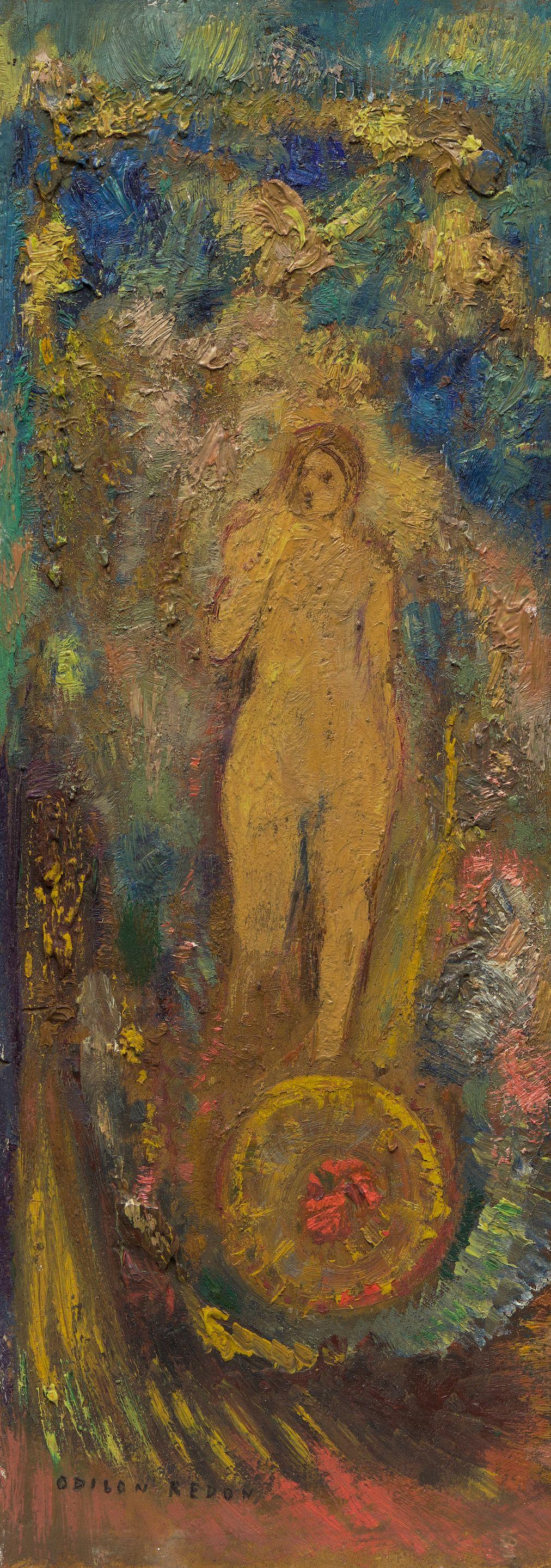 Odilon Redon - La roue de la fortune