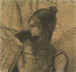 Odilon Redon - Le Guerrier