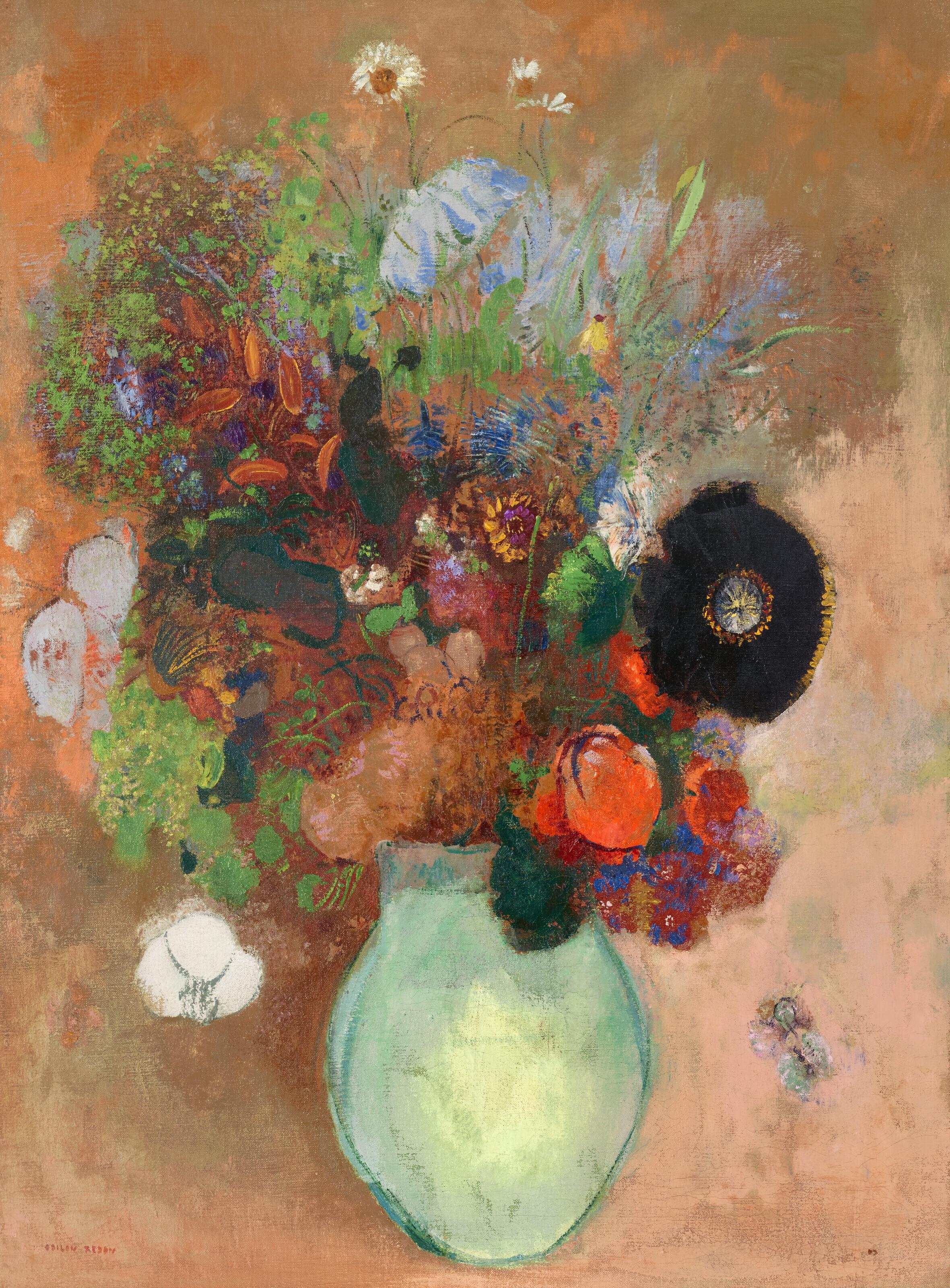 Odilon Redon - Le Pavot Noir