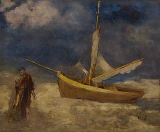 Odilon Redon - Le pêcheur aliéné