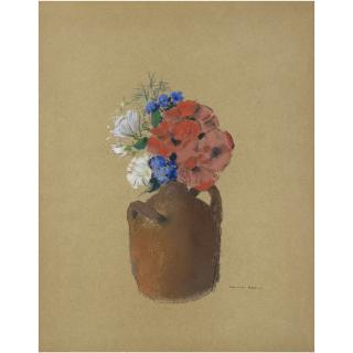 Odilon Redon - Le Petit Bouquet Tricolore