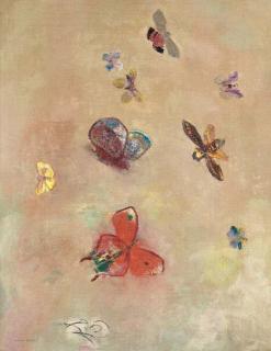 Odilon Redon - Papillons