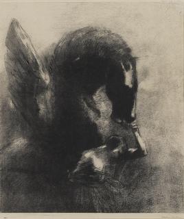 Odilon Redon - Pégase Captif (Mellerio 102)