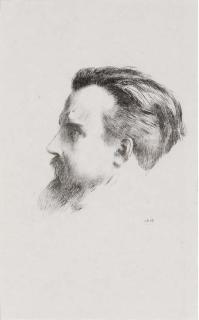 Odilon Redon - Portrait of Maurice Denis (M. 193)