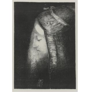 Odilon Redon - Profil De Lumiere (Mellerio 61)