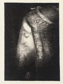 Odilon Redon - Profil De Lumiere (Mellerio 61)