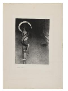 Odilon Redon - Serpent-Auréole