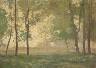 Odilon Redon - Sous-bois au printemps