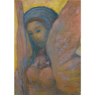 Odilon Redon - Sphinx - Recto Guerrier - Verso