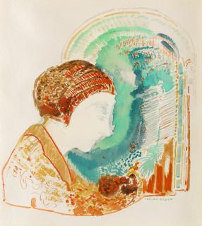 Odilon Redon - Tête De Femme