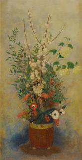 Odilon Redon - Vase De Fleurs Avec Branches De Pommiers En Fleurs