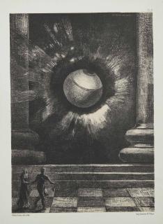Odilon Redon - Vision, Plate VIII from: Dans Le Rêve