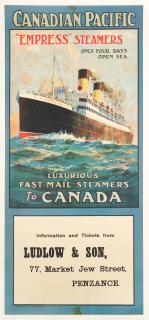 Odin Rosenvinge - Canadian Pacific, Empress Steamers To Canada