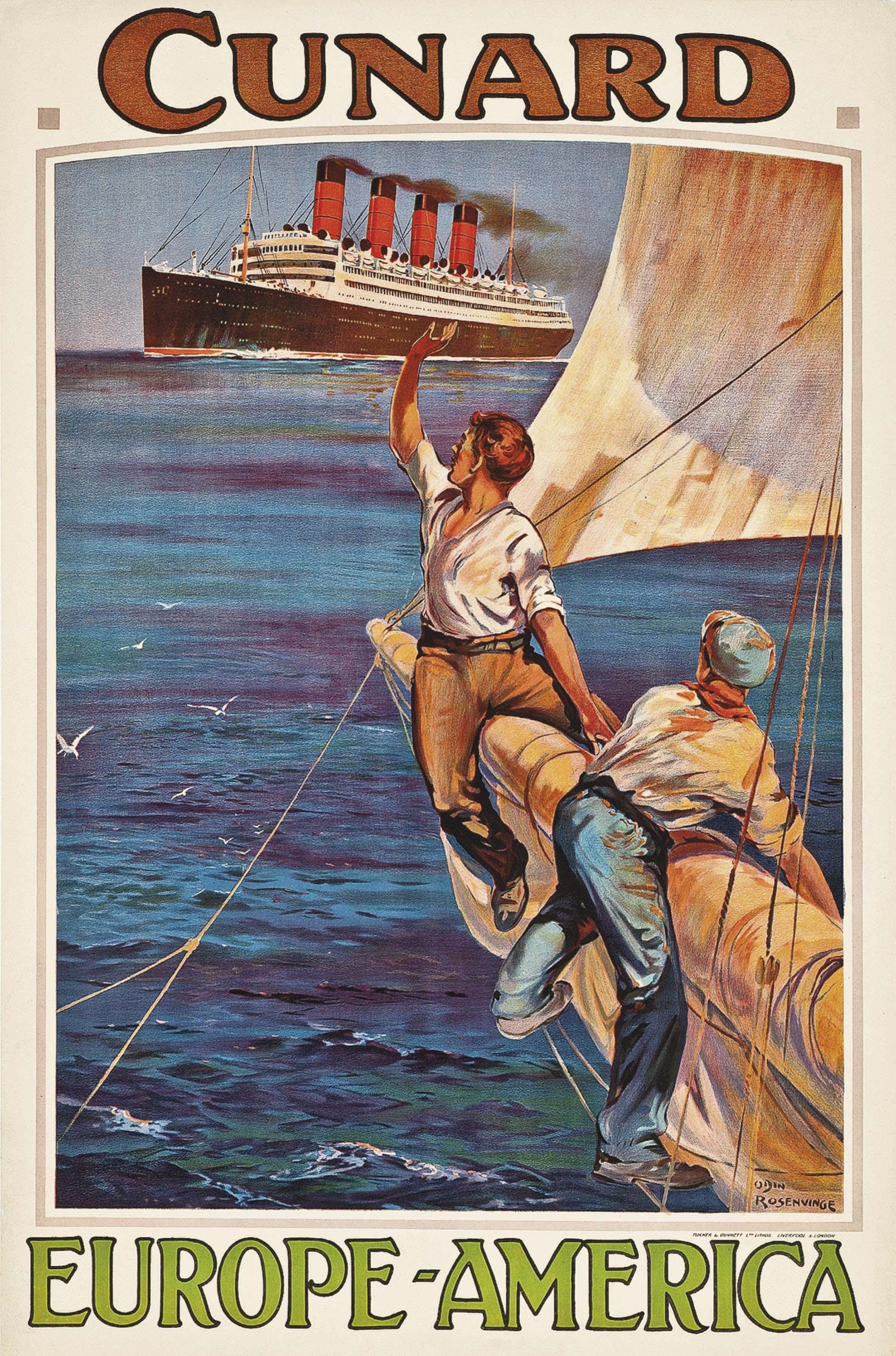 Odin Rosenvinge - Cunard, Europe-America