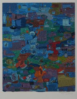 Öyvind Fahlström - Column no 2 (Picasso 90)