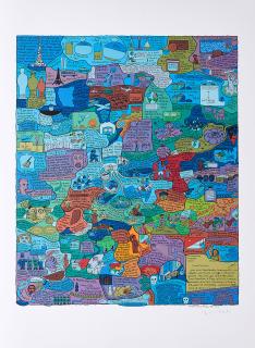 Öyvind Fahlström - Column no. 2 (Picasso 90).