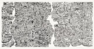 Öyvind Fahlström - Sketch for World Map