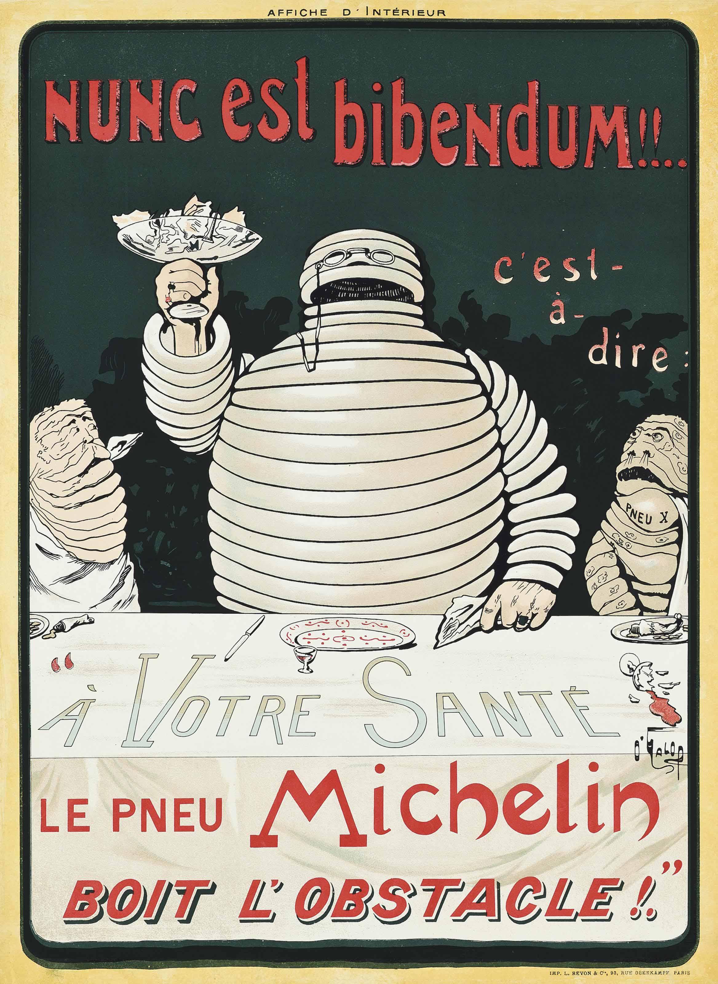 O\'Galop - Nunc Est Bibendum, Le Pneu Michelin