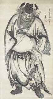 Ogata Gekko - Shoki And Oni, 1909