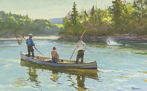 Ogden M. Pleissner - Down\'s Gulch