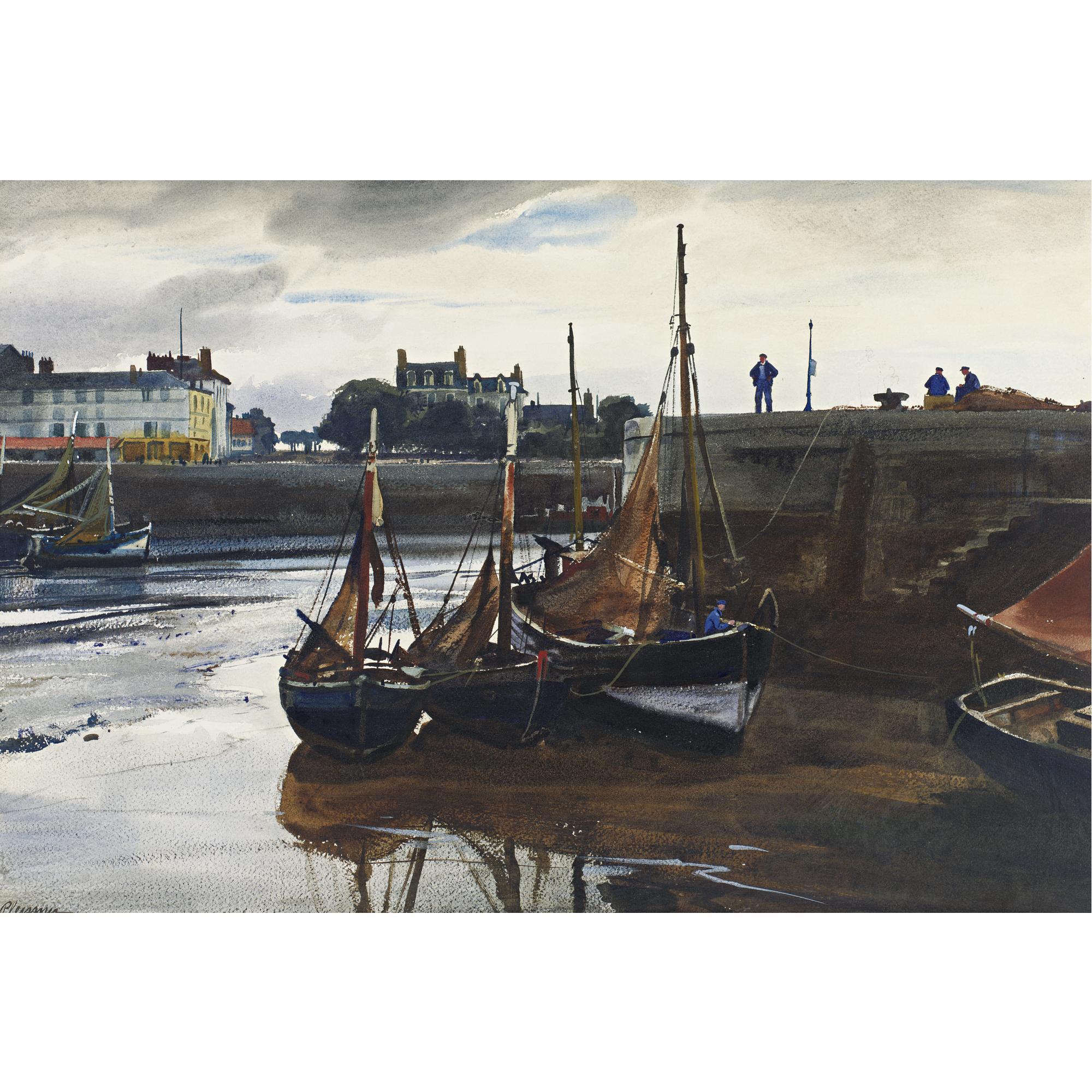 Ogden M. Pleissner - Honfleur
