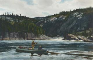 Ogden Milton Pleissner - Casting A Fly