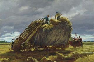 Ogden Milton Pleissner - Nebraska Haying