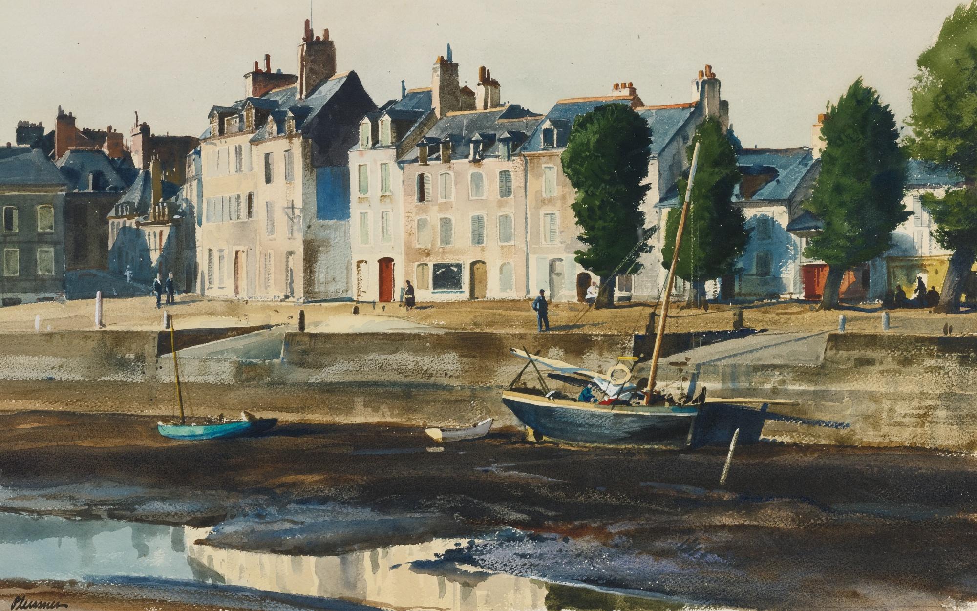 Ogden Minton Pleissner - Along The Riverbank