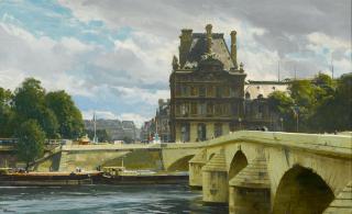 Ogden Minton Pleissner - American le Pont Royale, Paris