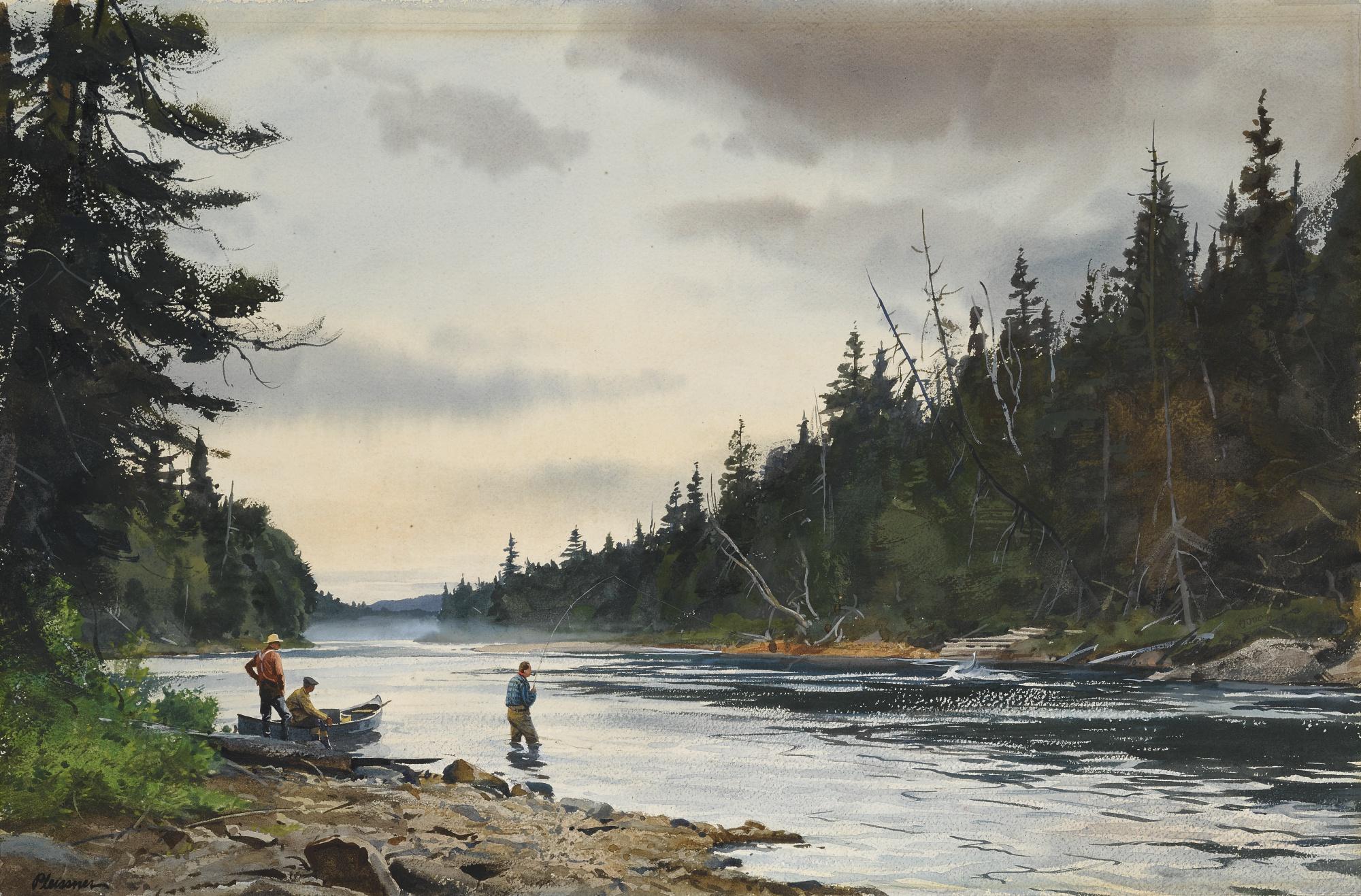 Ogden Minton Pleissner - Curtis Pool, St. John River