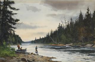 Ogden Minton Pleissner - Curtis Pool, St. John River