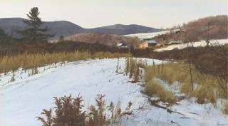 Ogden Minton Pleissner - November Snow, Vermont