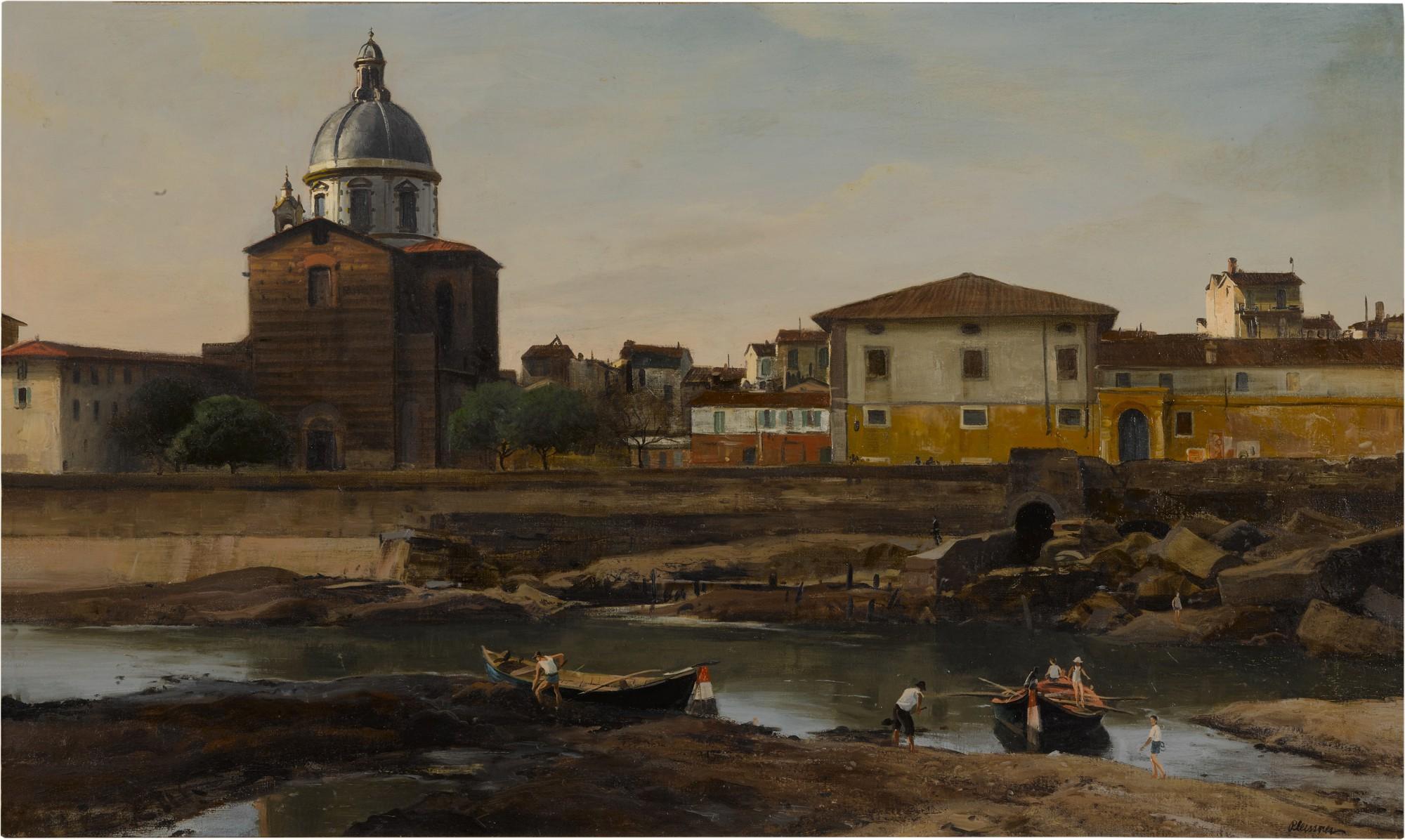 Ogden Minton Pleissner - The Arno, Florence