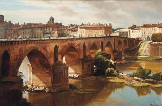 Ogden Minton Pleissner - The Bridge At Montauban