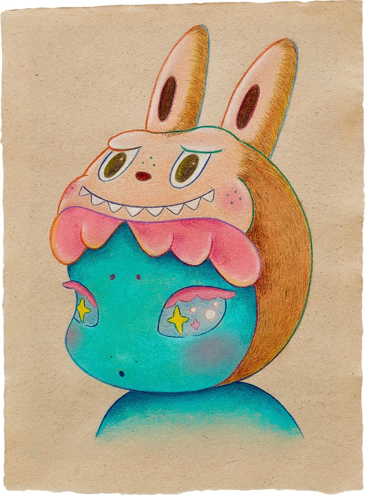 Okokume - Cosmic Girl With Labubu Costume