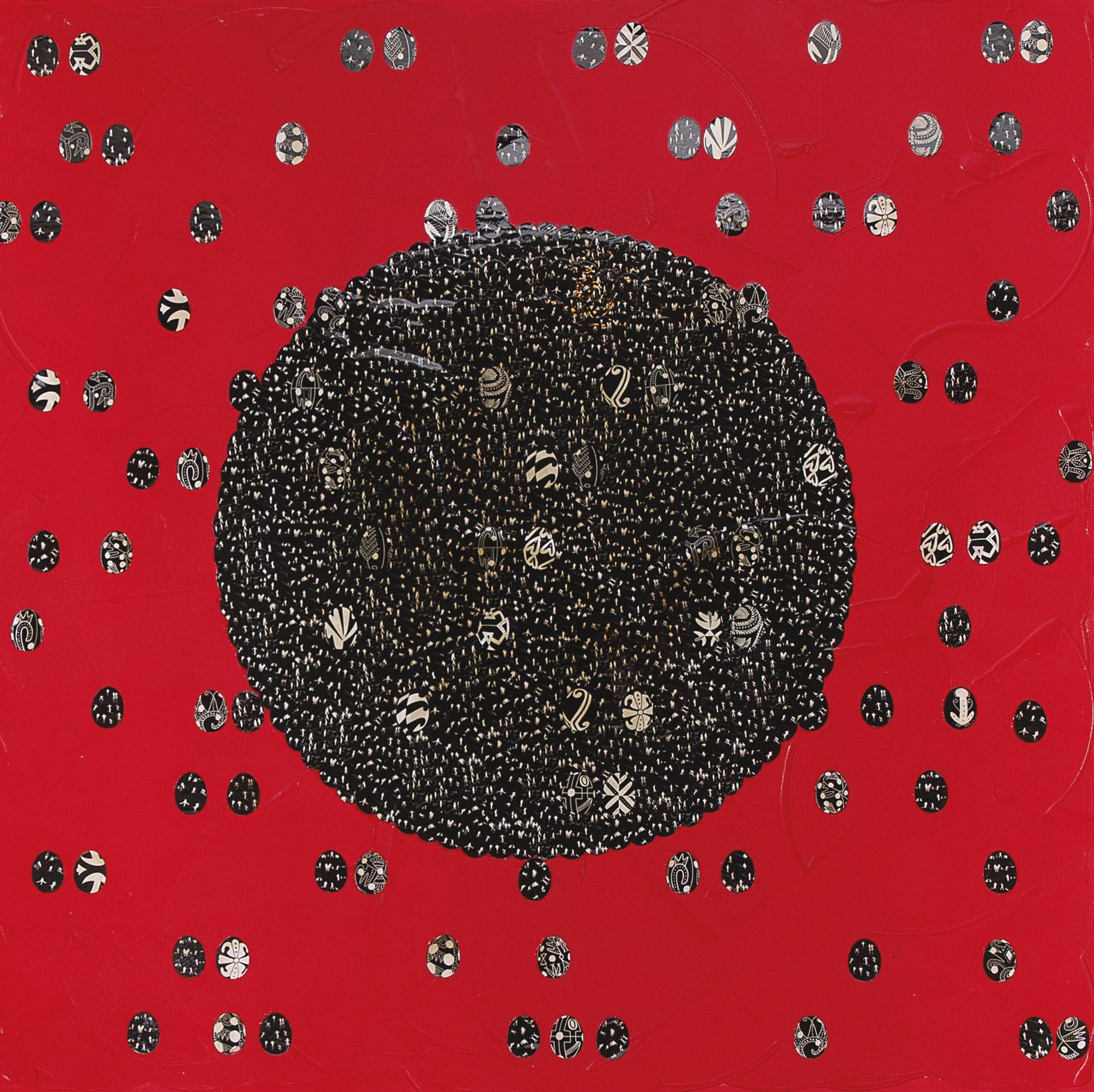 Oksana Mas - Black Sphere On Red