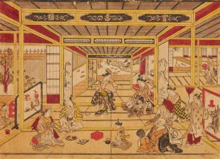 Okumura Masanobu - Ôban, yoko-e