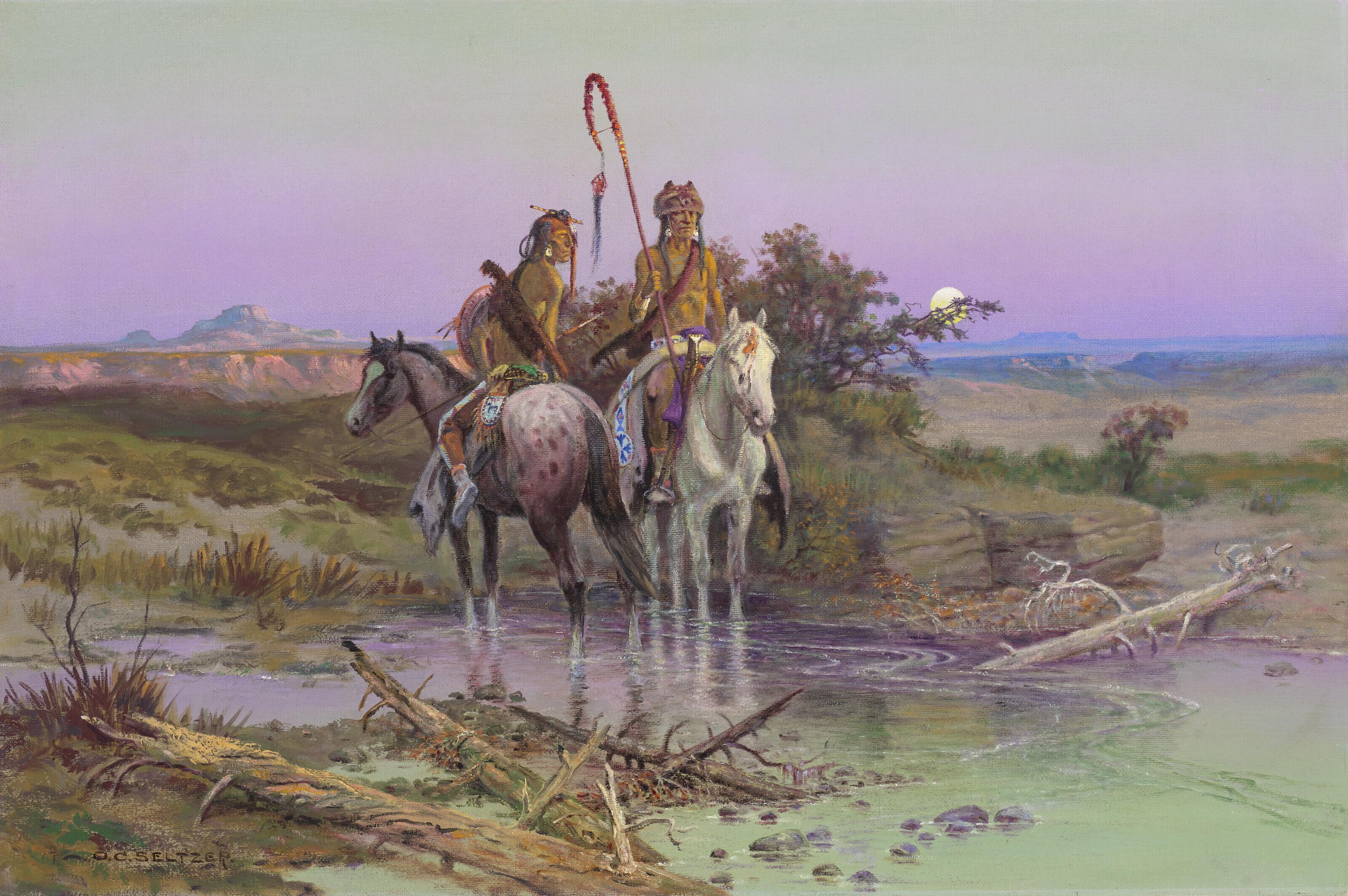 Olaf Carl Seltzer - Blackfeet Warriors (Piegans)