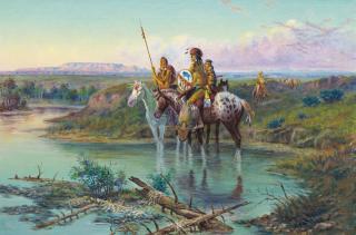 Olaf Carl Seltzer - Crow War Party