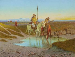 Olaf Carl Seltzer - Scouting Party, Great Falls, Montana