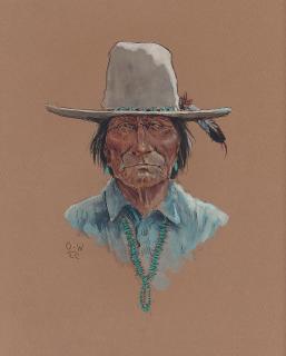 Olaf Carl Wieghorst - Charley Bluefeather (Navajo)
