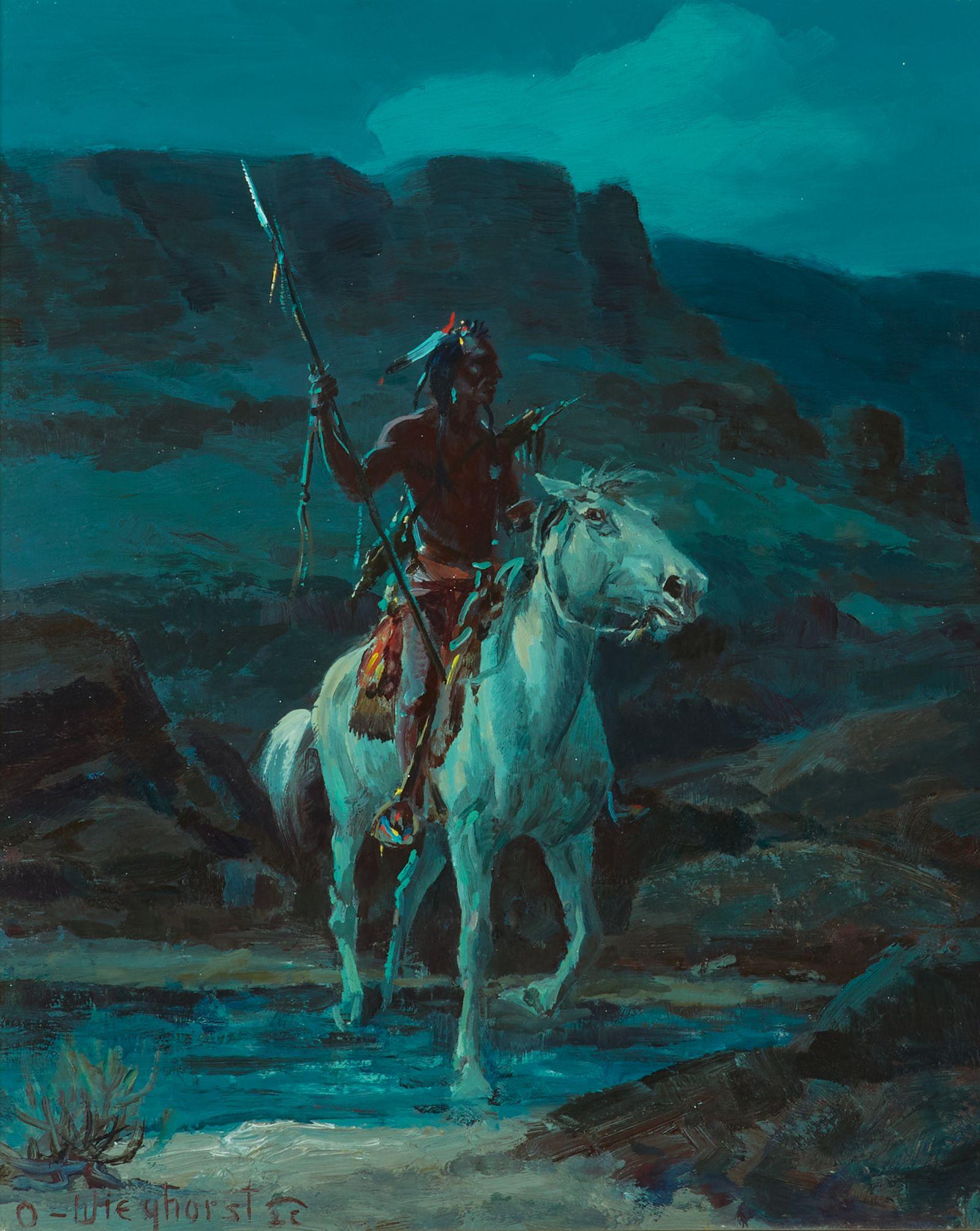 Olaf Carl Wieghorst - Indian Scout