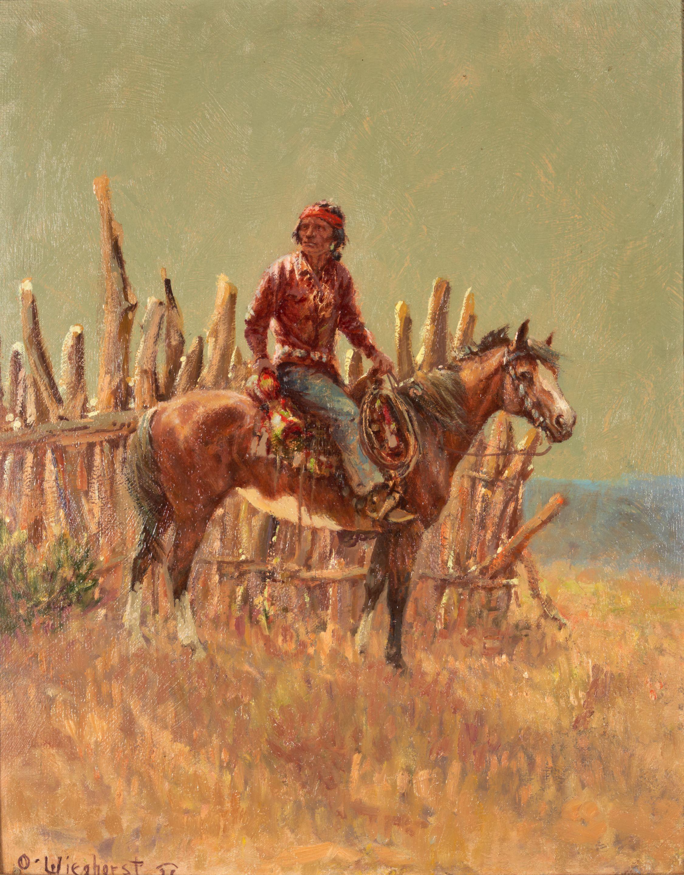 Olaf Carl Wieghorst - Navajo Buck