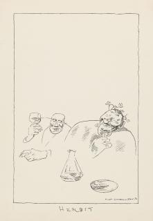 Olaf Gulbransson - Die vier Jahreszeiten: Herbst.